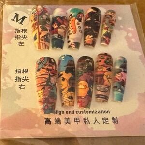 Character Nail Set‎ – Illustrated Fantasy Art (Medium)